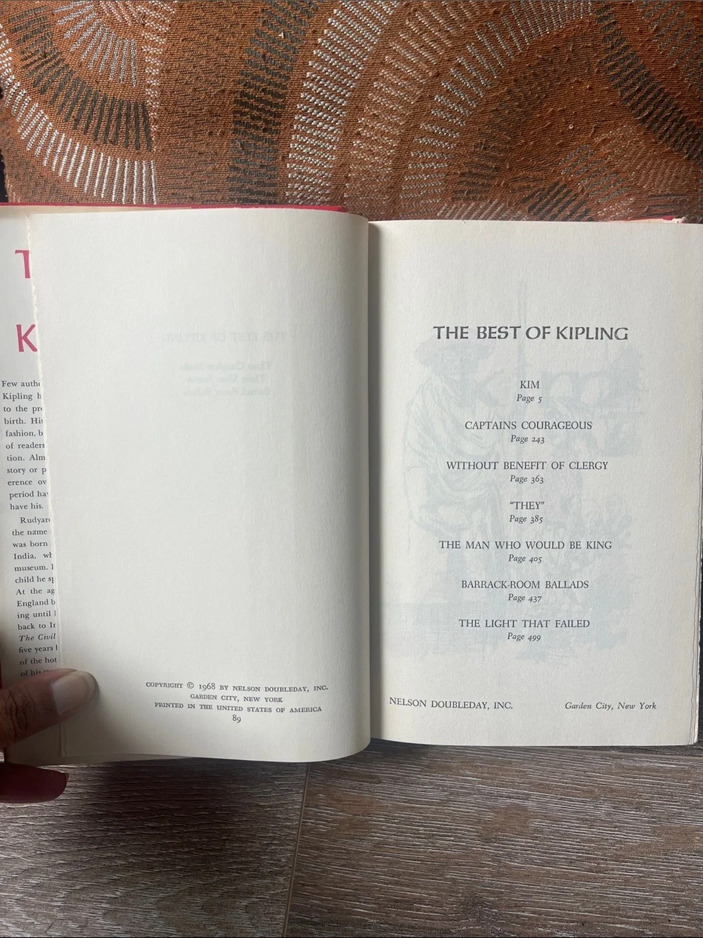 Rudyard Kipling hardcover edition